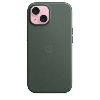 Накладка Apple FineWoven Case с MagSafe для iPhone 15, зелёный