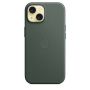Накладка Apple FineWoven Case с MagSafe для iPhone 15, зелёный