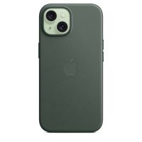 Накладка Apple FineWoven Case с MagSafe для iPhone 15, зелёный