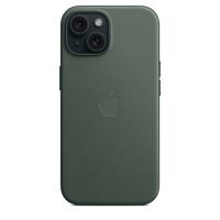 Накладка Apple FineWoven Case с MagSafe для iPhone 15, зелёный