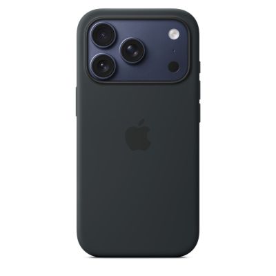 Чехол силиконовый Silicone Case с MagSafe для iPhone 17 Pro, "Black"