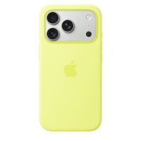 Чехол силиконовый Silicone Case с MagSafe для iPhone 17 Pro, "Neon Yellow"