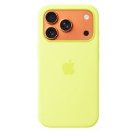 Чехол силиконовый Silicone Case с MagSafe для iPhone 17 Pro, "Neon Yellow"