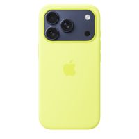 Чехол силиконовый Silicone Case с MagSafe для iPhone 17 Pro, "Neon Yellow"