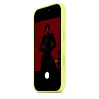 Чехол силиконовый Silicone Case с MagSafe для iPhone 17 Pro, "Neon Yellow"