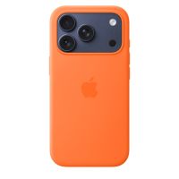 Чехол силиконовый Silicone Case с MagSafe для iPhone 17 Pro, "Orange"