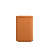 Кожаный кошелёк FineWoven с MagSafe для iPhone 16 Plus, золотисто-коричневый