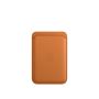 Кожаный кошелёк FineWoven с MagSafe для iPhone 16 Plus, золотисто-коричневый