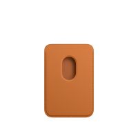Кожаный кошелёк FineWoven с MagSafe для iPhone 16 Plus, золотисто-коричневый