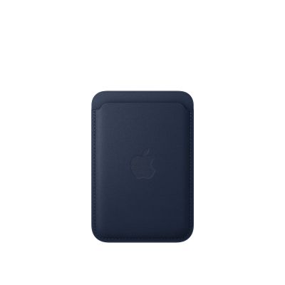 Кожаный кошелёк FineWoven с MagSafe для iPhone 16 Pro Max, тёмно-синий