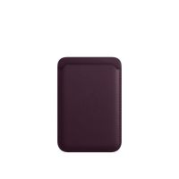 Кожаный кошелёк FineWoven с MagSafe для iPhone 16 Plus, тёмно-вишнёвый