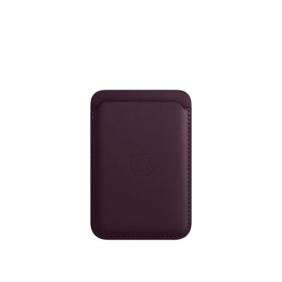 Кожаный кошелёк FineWoven с MagSafe для iPhone 16 Pro Max, тёмно-вишнёвый