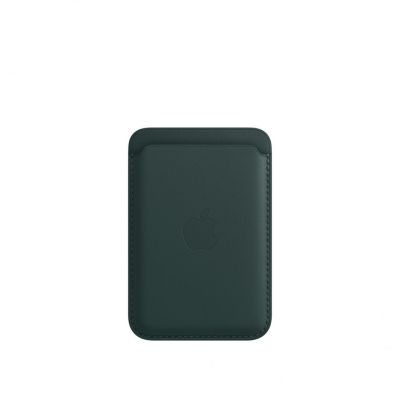 Кожаный кошелёк FineWoven с MagSafe для iPhone 16 Pro Max, зелёный лес