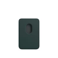 Кожаный кошелёк FineWoven с MagSafe для iPhone 16 Plus, зелёный лес