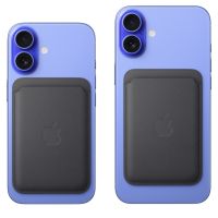 Кожаный кошелёк FineWoven с MagSafe для iPhone 16 Plus, оранжевый
