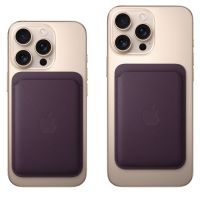 Кожаный кошелёк FineWoven с MagSafe для iPhone 16 Plus, оранжевый