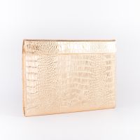 Чехол-конверт Alexander для MacBook Pro 13" / Air 13", NEW, кожа, кроко, золотой