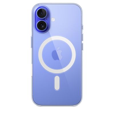 Чехол силиконовый iPhone 16 Plus Clear Case with MagSafe