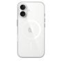 Чехол силиконовый для iPhone 16 Clear Case with MagSafe