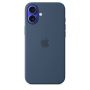 Чехол силиконовый чехол Silicone Case с MagSafe для iPhone 16 Plus, "Denim"