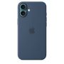 Чехол силиконовый чехол Silicone Case с MagSafe для iPhone 16 Plus, "Denim"
