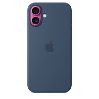 Чехол силиконовый чехол Silicone Case с MagSafe для iPhone 16 Plus, "Denim"