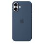 Чехол силиконовый чехол Silicone Case с MagSafe для iPhone 16 Plus, "Denim"