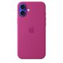 Чехол силиконовый чехол Silicone Case с MagSafe для iPhone 16 Plus, "Fuchsia"