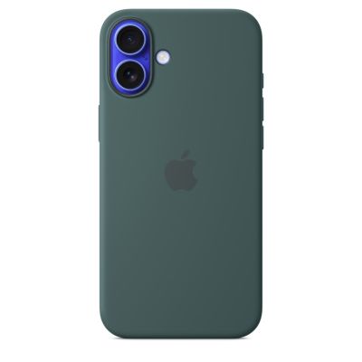 Чехол силиконовый Silicone Case с MagSafe для iPhone 16 Plus, "Lake Green"