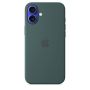 Чехол силиконовый чехол Silicone Case с MagSafe для iPhone 16 Plus, "Lake Green"