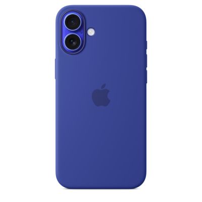 Чехол силиконовый Silicone Case с MagSafe для iPhone 16 Plus, "Ultramarine"