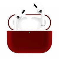 Бордовый силиконовый чехол для AirPods Pro 2