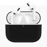 Чёрный силиконовый чехол для AirPods Pro 2
