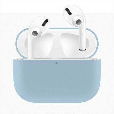 Голубой силиконовый чехол для AirPods Pro 2