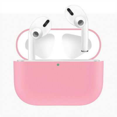 Розовый силиконовый чехол для AirPods Pro 2