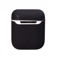 Cиликоновый чехол для AirPods 2 (Чёрный) 