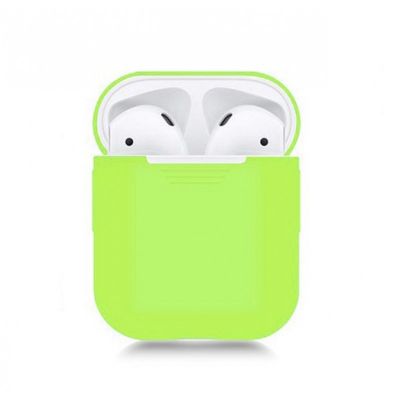Cиликоновый чехол для AirPods 2 (Неоновый)