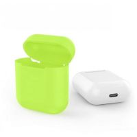 Cиликоновый чехол для AirPods 2 (Неоновый)