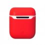 Cиликоновый чехол для AirPods 2 (Красный)