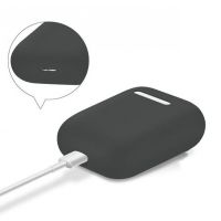 Cиликоновый чехол для AirPods 2 (Серый)