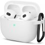 Белый силиконовый чехол Protective Silicone для AirPods 3