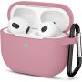 Бобово-розовый силиконовый чехол Protective Silicone для AirPods 3