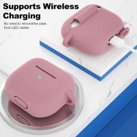 Бобово-розовый силиконовый чехол Protective Silicone для AirPods 3