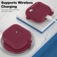 Бордовый силиконовый чехол Protective Silicone для AirPods 3