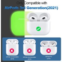Флуоресцентный зелёный силиконовый чехол Protective Silicone для AirPods 3