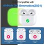 Флуоресцентный зелёный силиконовый чехол Protective Silicone для AirPods 3