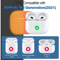 Флуоресцентный оранжевый силиконовый чехол Protective Silicone для AirPods 3