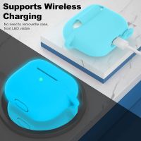 Флуоресцентный синий силиконовый чехол Protective Silicone для AirPods 3