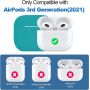 Изумрудно-зелёный силиконовый чехол Protective Silicone для AirPods 3