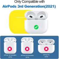 Жёлтый силиконовый чехол Protective Silicone для AirPods 3